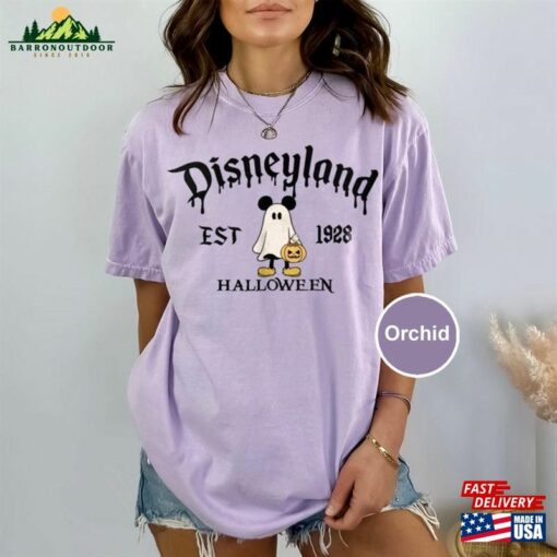 Disneyland Mickey Ghost Shirt Mouse Est 1928 Vintage Halloween T-Shirt Hoodie