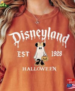 Disneyland Minnie Halloween Shirt Ghost Comfort Colors Disney Tee T-Shirt Sweatshirt