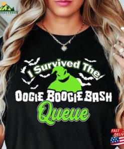 Disneyland Oogie Boogie Bash 2023 Shirt I Survive The Queue Let’s Halloween Gift T-Shirt Unisex