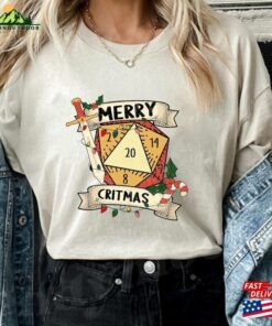Dnd Merry Critmas Comfort Colors Tee Shirt Halloween Balder Sweatshirt Classic 3 Dnd Merry Critmas Comfort Colors Tee Shirt Halloween Balder Sweatshirt Classic 4