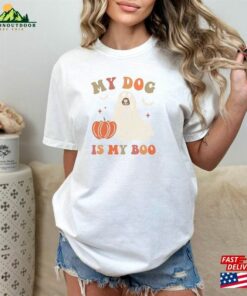 Dog Halloween Shirt Ghost Sweatshirt Pumpkin T-Shirt Classic