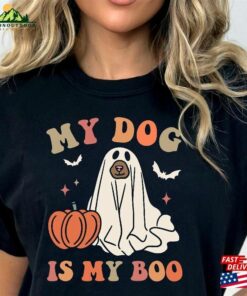 Dog Halloween Shirt Ghost Sweatshirt Pumpkin T-Shirt Classic