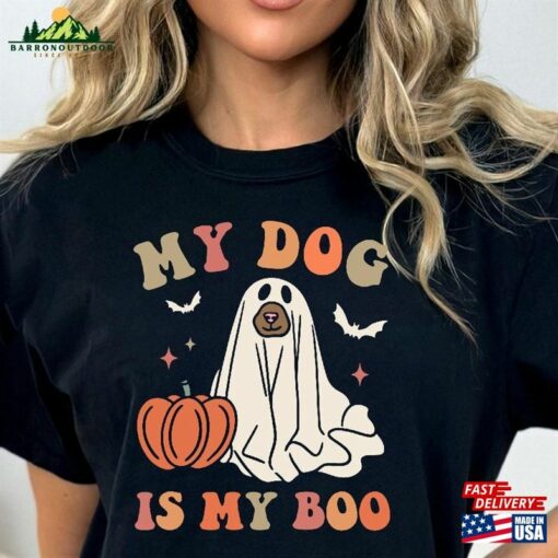 Dog Halloween Shirt Ghost Sweatshirt Pumpkin T-Shirt Classic