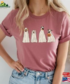 Dog Halloween Shirt Ghost T Shirt Tshirt Sweatshirt Classic 3