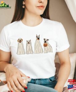 Dog Halloween Shirt Ghost T Shirt Tshirt Sweatshirt Classic 4