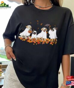 Dog Halloween T-Shirt Ghost Sweatshirt 2023 Spooky Season Shirt Classic