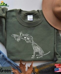 Dog Skeleton Sweatshirt Funny Shirt Lover Gifts Classic T Shirt 4