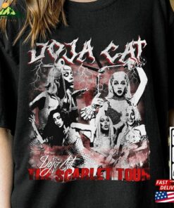 Doja Cat Rap Shirt The Scarlet Tour 2023 Vintage 90S Y2k T-Shirt Hoodie