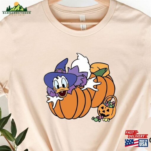 Donald Duck Pumpkin Shirt Disney Tee Unisex Sweatshirt