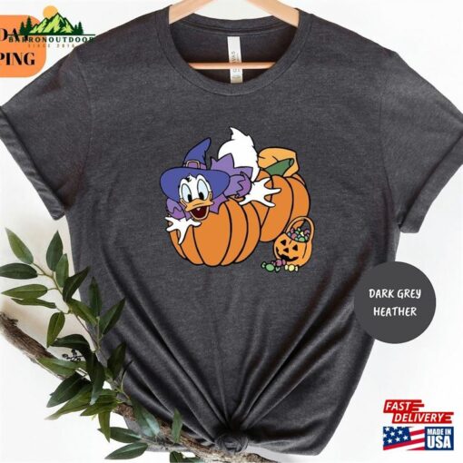 Donald Duck Pumpkin Shirt Disney Tee Unisex Sweatshirt