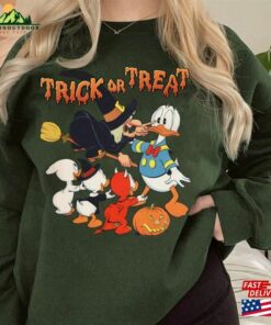 Donald Duck Trick Or Treat T-Shirt Classic Sweatshirt