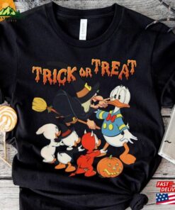 Donald Duck Trick Or Treat T-Shirt Classic Sweatshirt