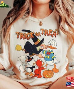 Donald Duck Trick Or Treat T-Shirt Classic Sweatshirt 2 Donald Duck Trick Or Treat T Shirt Classic Sweatshirt 3
