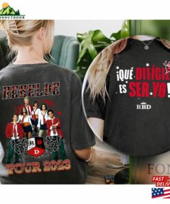 Double Side Soy Rebelde Tour 2023 Shirt Concert Music Tee Classic Hoodie
