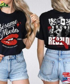 Double Side Soy Rebelde Tour 2023 Shirt Concert Music Tee T-Shirt Classic