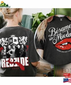 Double Side Soy Rebelde Tour 2023 Shirt Concert Music Tee T Shirt Classic 3