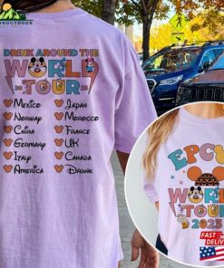 Drink Around The World Epcot Shirt Tour 2023 Classic Unisex