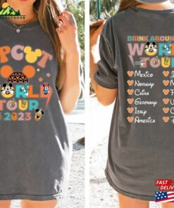 Drink Around The World Epcot Shirt Tour 2023 Classic Unisex 3
