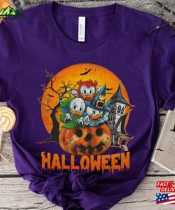 Duck Tales Happy Halloween Moon Huey Dewey Sweatshirt T Shirt 3