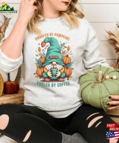 Dwarfed By Pumkins Fueled Coffee Halloween Tee Spook Shirt Hoodie T-Shirt