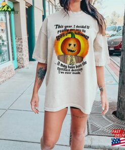 Dwight Schrute Pumpkin This Year I Decided To Really Get Shirt 2023 Head Sweatshirt Office Halloween Hoodie