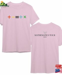 Ed Sheeran The Mathematics American Tour 2023 T-Shirt Sheerious Albums Gift Fan Music Shirt Classic Unisex
