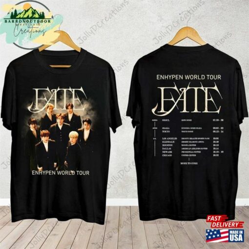 Enhypen 2023 Fate World Tour Shirt For Fan Band Classic T-Shirt