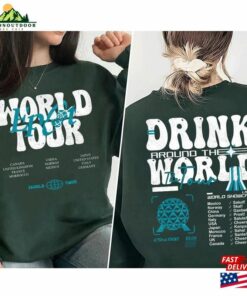 Epcot Drink Around The World Tour 2023 Shirt Center 1982 Sweatshirt Mickey And Friends T Shirt Classic 3