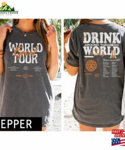 Epcot Drink Around The World Tour 2023 Shirt Mickey And Friends T-Shirt Center 1982 Sweatshirt Classic