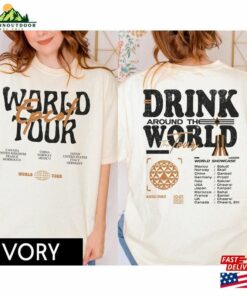 Epcot Drink Around The World Tour 2023 Shirt Mickey And Friends T-Shirt Center 1982 Sweatshirt Classic