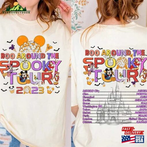 Epcot Halloween Boo Around The Spooky Tour 2023 Shirt T-Shirt Hoodie