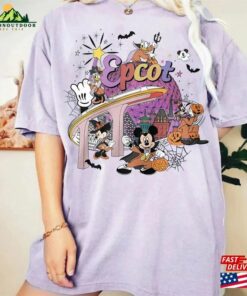 Epcot Halloween Comfort Colors Shirt Boozin Around The World 2023 Unisex Sweatshirt 3