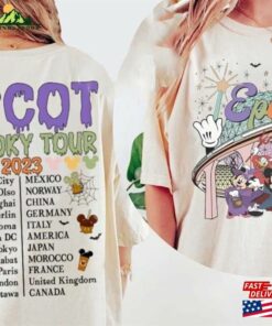 Epcot Halloween Shirt Boozin Around The World 2023 Drinking T-Shirt Hoodie