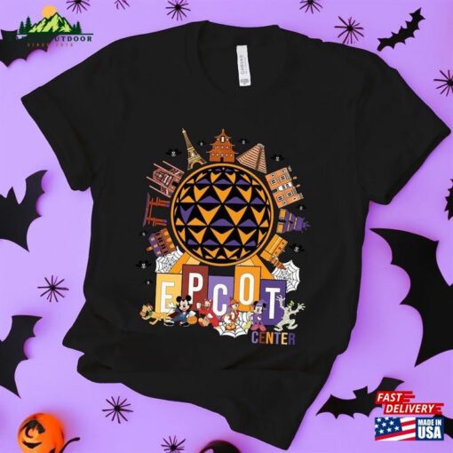 Epcot Halloween Shirt World Tour Tee Hoodie T-Shirt