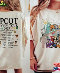 Epcot Halloween Spooky Tour 2023 Shirt Disney World Food And Wine Hoodie Unisex