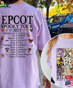 Epcot Halloween Spooky Tour 2023 Shirt Disney World Vintage Retro Classic T-Shirt