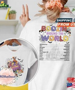 Epcot Halloween Tee World Tour Shirt Family Disney T Shirt Unisex Hoodie 3