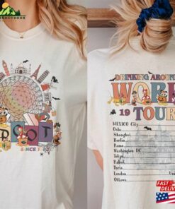 Epcot Halloween Tee World Tour Shirt Mickey And Friends Unisex Hoodie