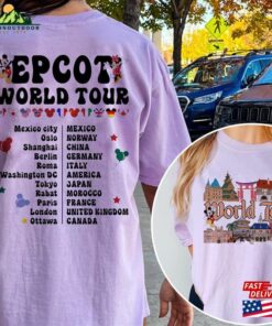 Epcot Halloween World Tour 2023 Shirt Disney Food And Wine Unisex Sweatshirt