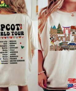Epcot Halloween World Tour 2023 Shirt Disney Food And Wine Unisex Sweatshirt