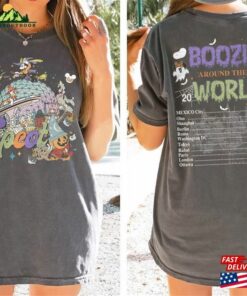 Epcot World Tour Halloween Comfort Colors Shirt Drink Around The Hoodie Sweatshirt