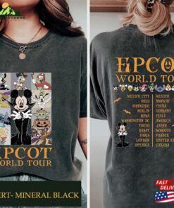 Epcot World Tour Halloween Shirt Mickey And Friends Disney Shirts Drink Around The Sweatshirt T-Shirt 3 Epcot World Tour Halloween Shirt Mickey And Friends Disney Shirts Drink Around The Sweatshirt T Shirt 4