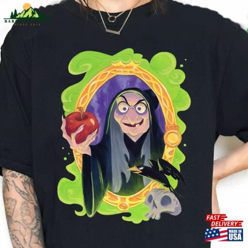 Evil Witch Shirt Snow White Halloween Poison Apple T-Shirt Classic