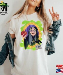 Evil Witch Shirt Snow White Halloween Poison Apple T Shirt Classic 4