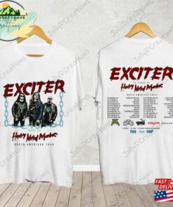 Exciter 40 Years Of Heavy Metal Maniac Tour Shirt Band Fan 2023 Concert Sweatshirt Classic