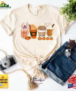 Fall Coffee Shirt Cute Lover Tee Hoodie T Shirt 3