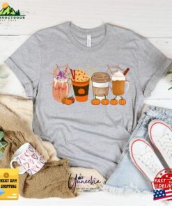 Fall Coffee Shirt Cute Lover Tee Hoodie T Shirt 4