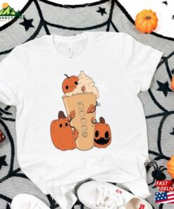 Fall Coffee Shirt Cute Lover Tee Sweatshirt Classic 4