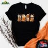 Fall Coffee T-Shirt Halloween Pumpkin Latte Drink Tee Unisex