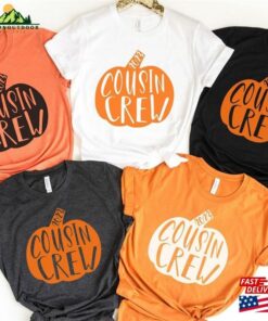 Fall Cousin Crew Shirts Thanksgiving Matching Family Pumpkin Patch Shirt Classic T-Shirt